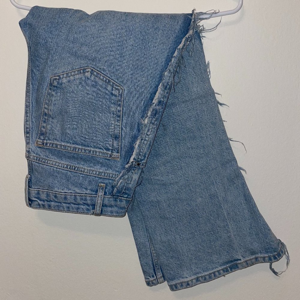 TopShop Fringe Flare Jeans